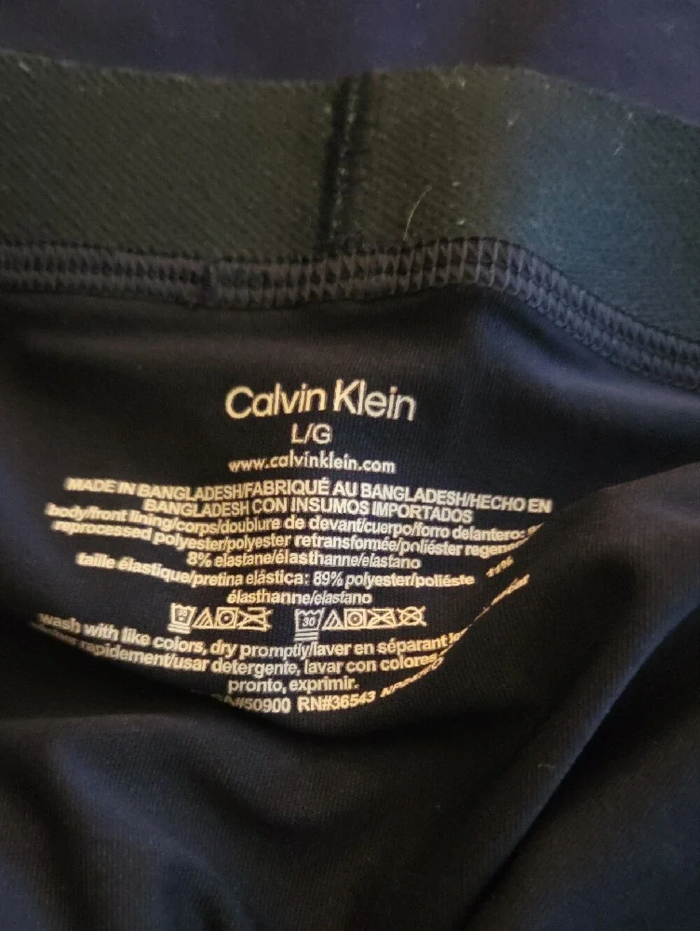 Calvin Klein Boxer Briefs Trio — Navy Blue, Red, Light Blue Dri-fit Material